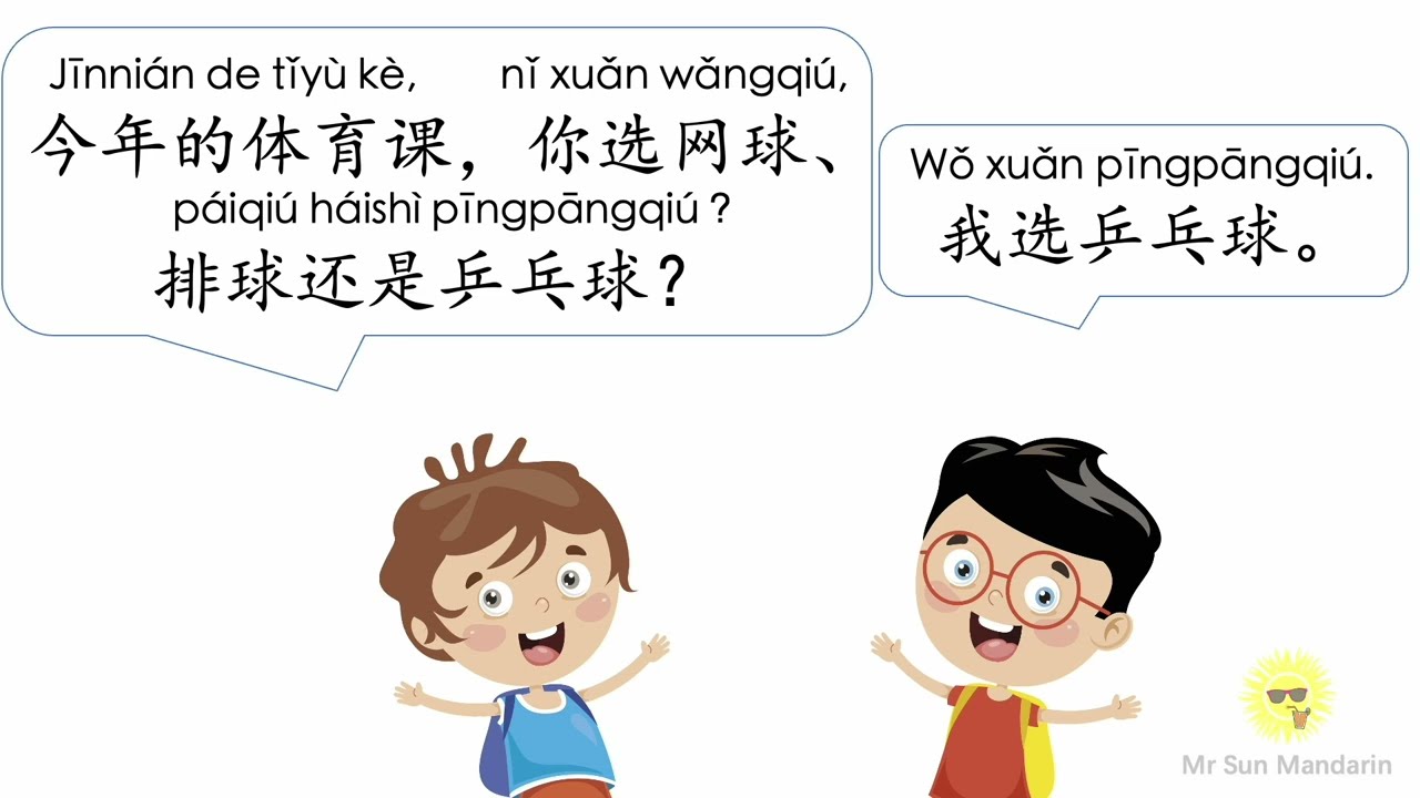学中文 第7课 我经常去体育馆锻炼身体.YCT 5,lesson 7,I often go to the gym to work out. learn Chinese, Mr Sun Mandarin