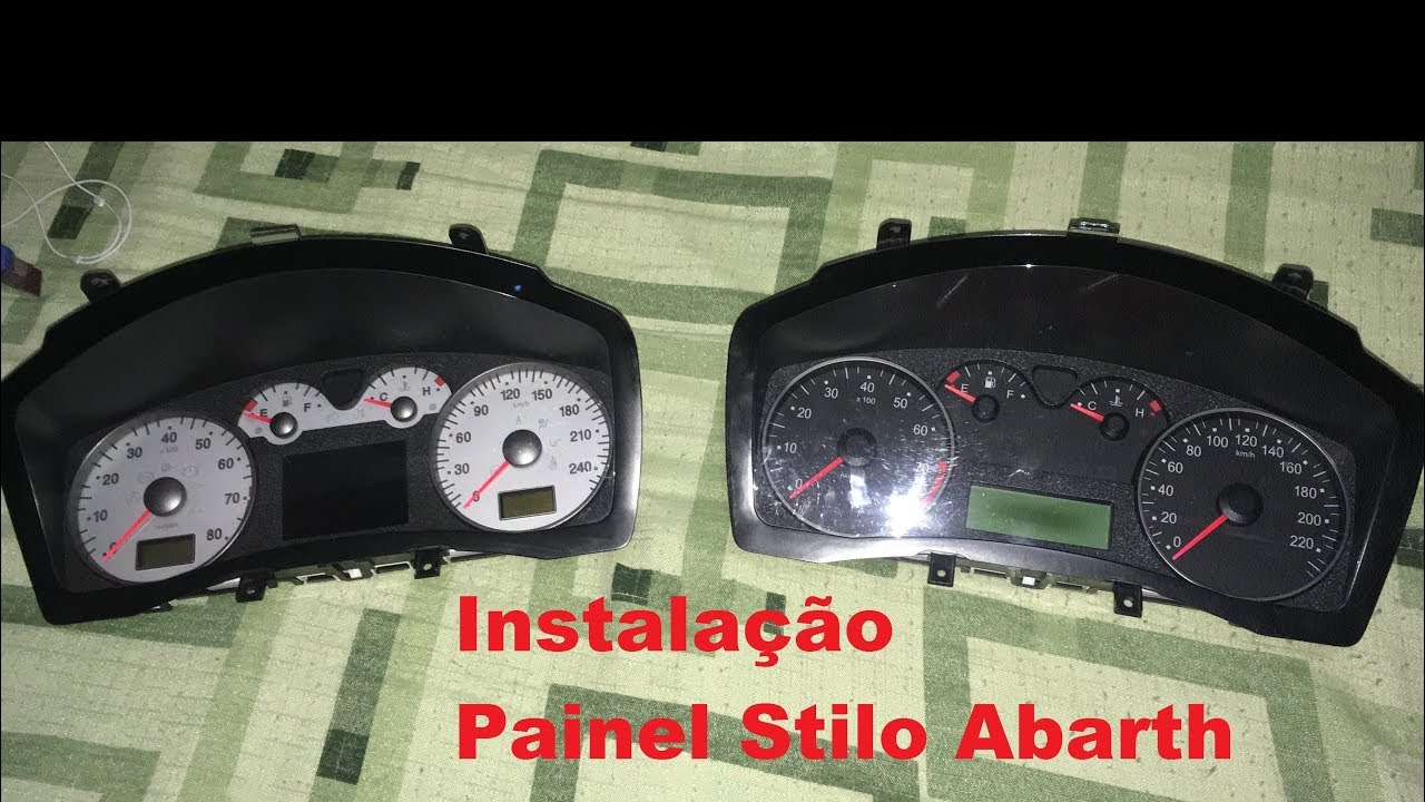 Instalação do Painel Stilo Abarth