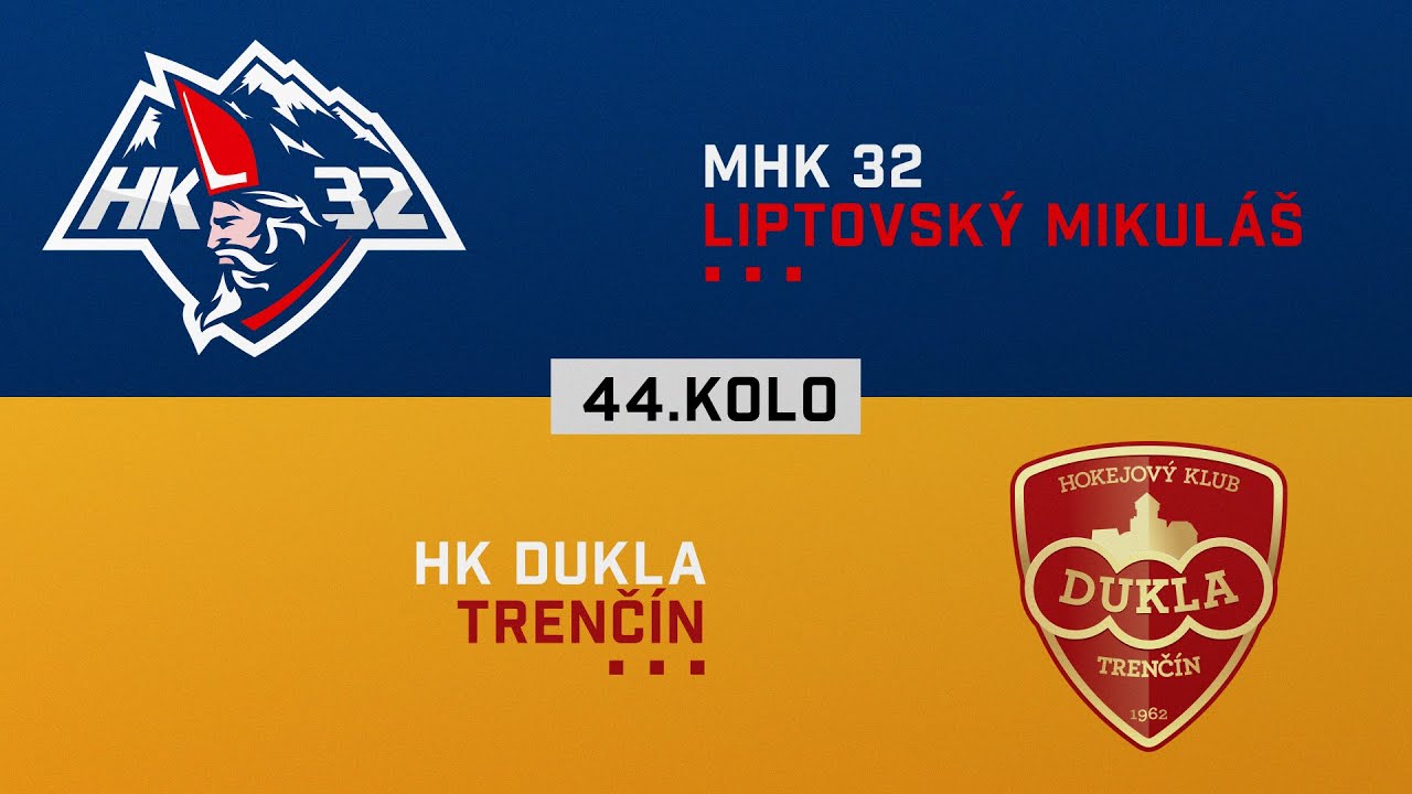 44.kolo MHK 32 Liptovský Mikuláš - Dukla Trenčín HIGHLIGHTS