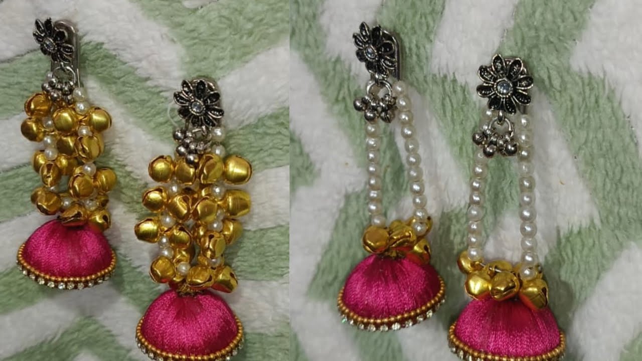 Kashmiri Earrings Made with Safety Pins ✨ | Handmade Jewellery Craft 