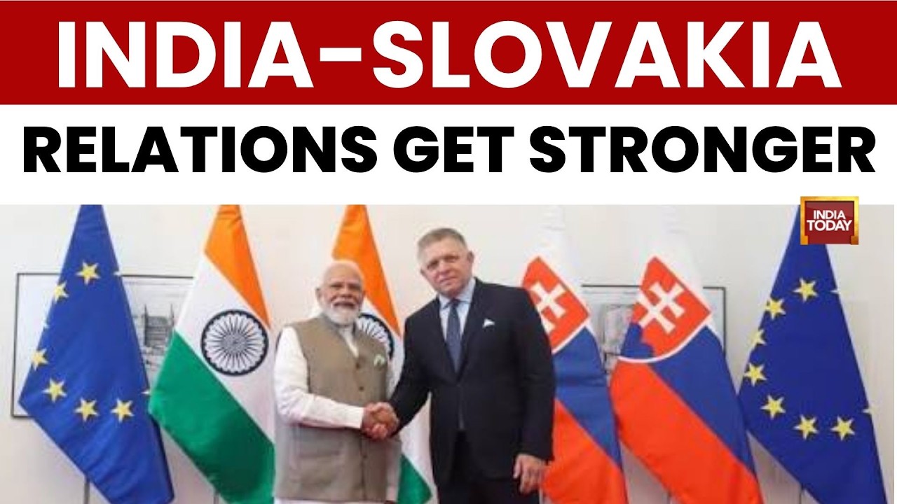 PM Modi Makes BIG Announcement in Europe | India-Slovakia Relations Get Stronger | India Today News