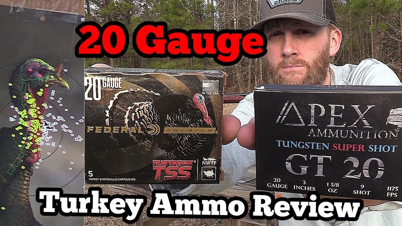 20 Ga. Turkey Ammo Review feat.  Apex and Federal TSS, with Indian Creek and Primos Choke Tubes