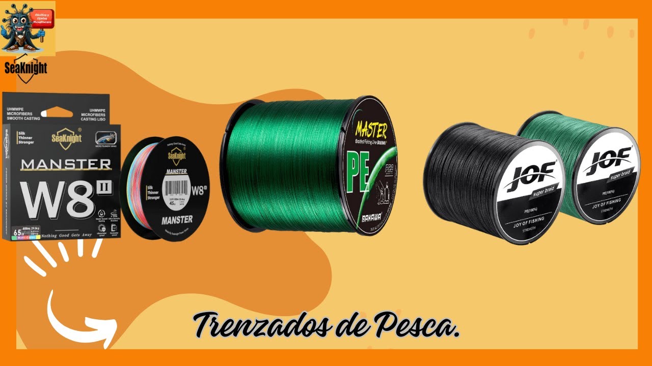🥇Los 3 mejores TRENZADOS DE PESCA Baratos   Mejor valorados ALIEXPRESS⭐Calidad   Precio 2025✅