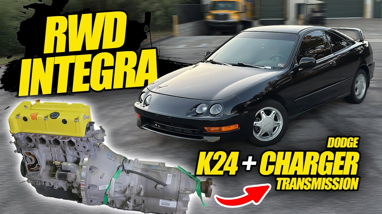 BUILDING A REAR WHEEL DRIVE INTEGRA - PART ONE K24 + 8HP