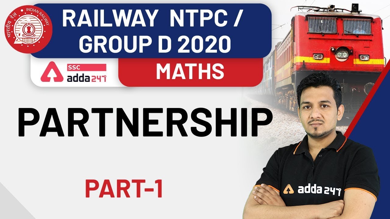 RRB NTPC Maths | Partnership (Part- 1) | Railway NTPC & Group-D 2019