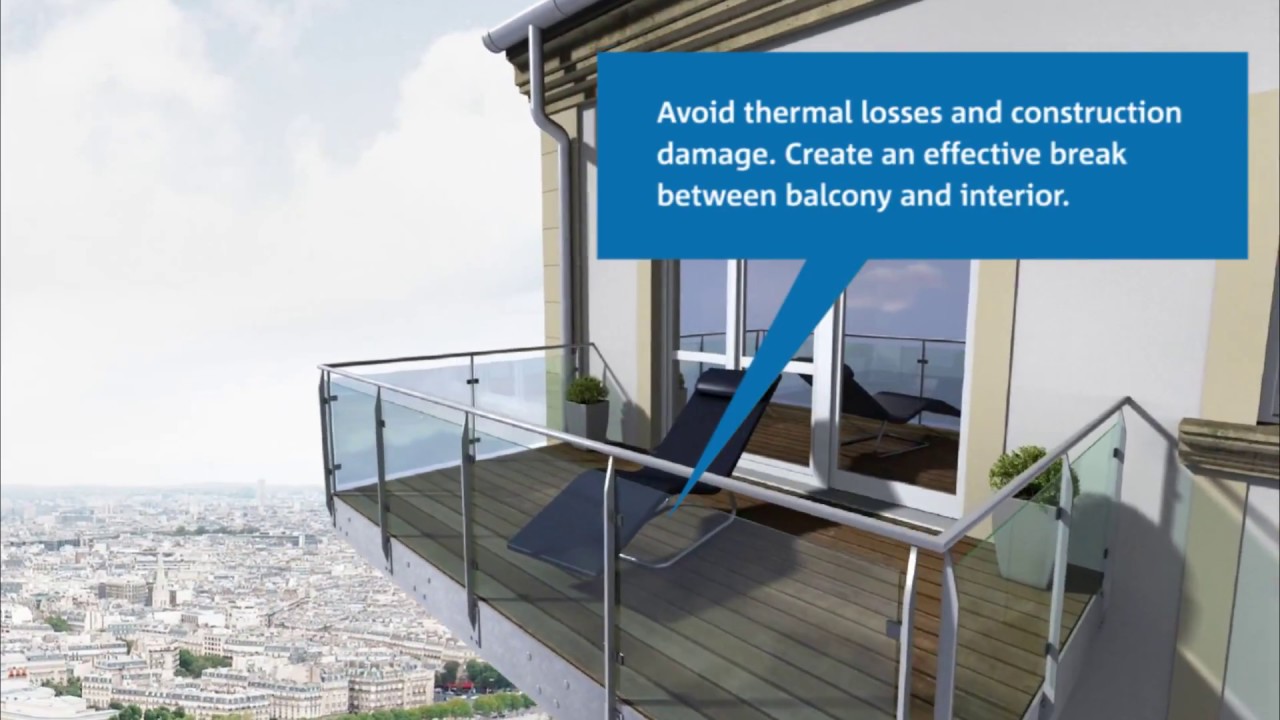 Animation of Schöck Isokorb® RT for renovation