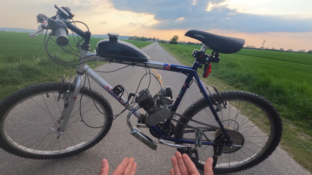 Was ist das denn? | POV: Motor Fahrrad fahren | 50ccm 3PS | EliasKfv