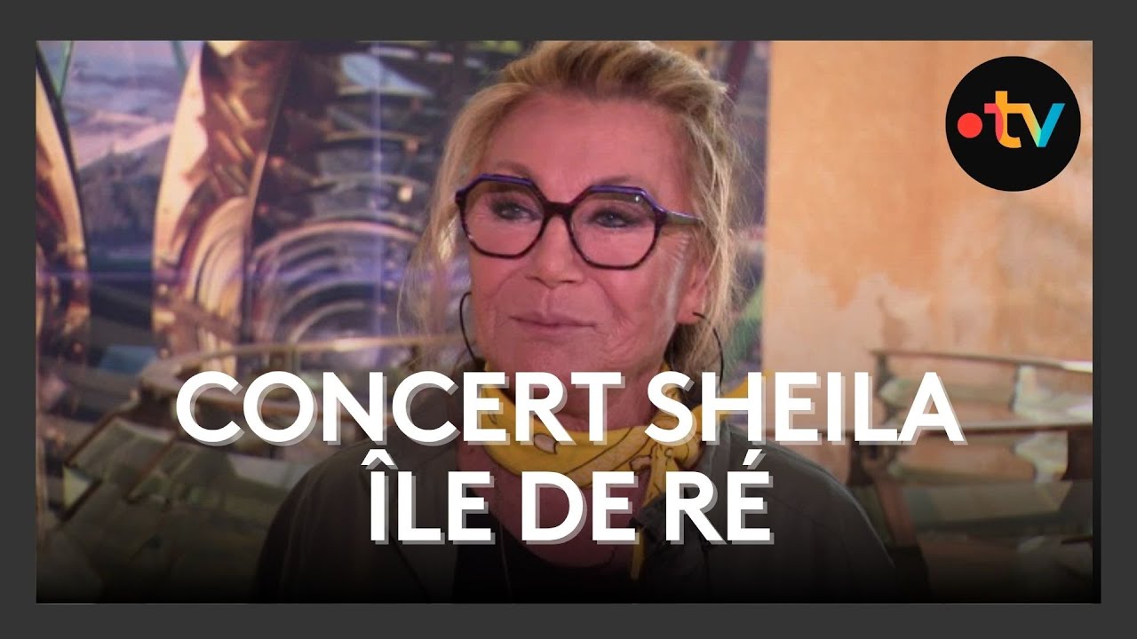 Sheila sur la scène de Phare en Jazz à l'Ile de Ré