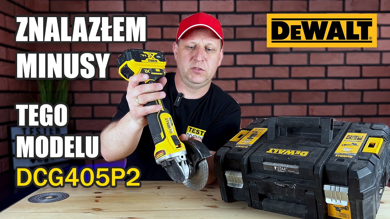 Zobacz Minusy Szlifierki DeWALT DCG405 P2  Czemu dopiero teraz ??
