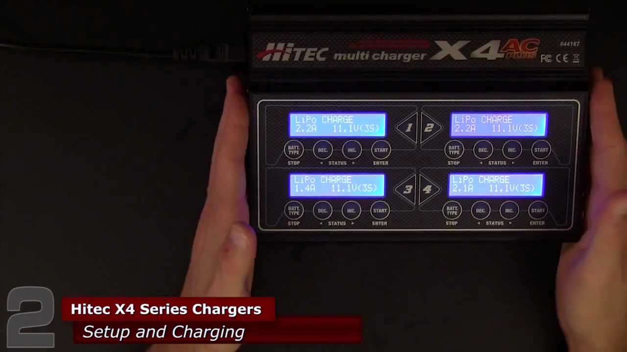 Зарядные устройства Hitec серии X4 - Мастерская