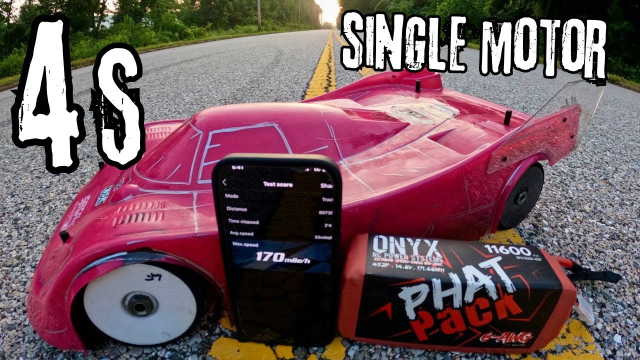 Hobao VTE2 170mph 4s Single motor NEW 11600 Phat Pack from Onyx RC Power Systems