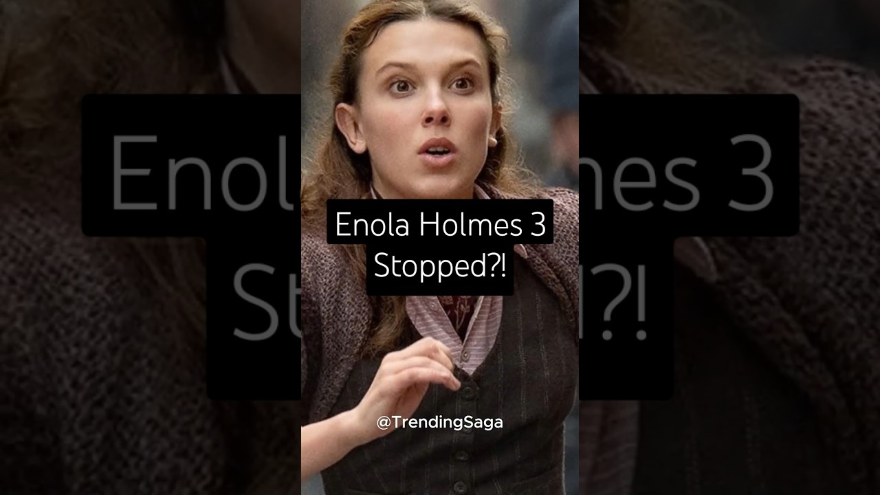 Cast & Crew Sick! Enola Holmes 3 Paused 😷 #bobbybrown #milliebobby #shorts #enolaholmes