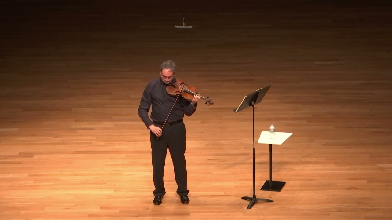 PREMIERE: Telemann 12 Fantasies for Basso Viol (Viola da Gamba) on viola in one live performance TCU