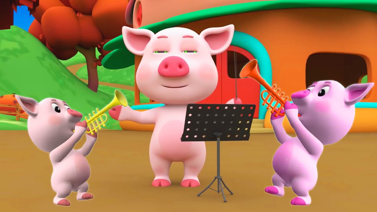 Ch&uacute; Heo Con Remix 🐷 Nhạc Thiếu Nhi Hoạt H&igrave;nh Heo Con Tinh Nghịch Ham Ăn