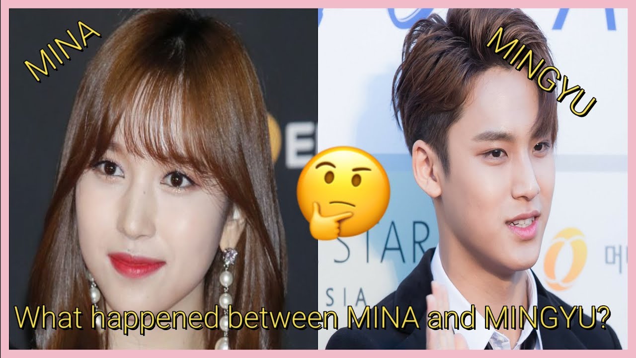 There's something going on between seventeen MINGYU and twice MINA