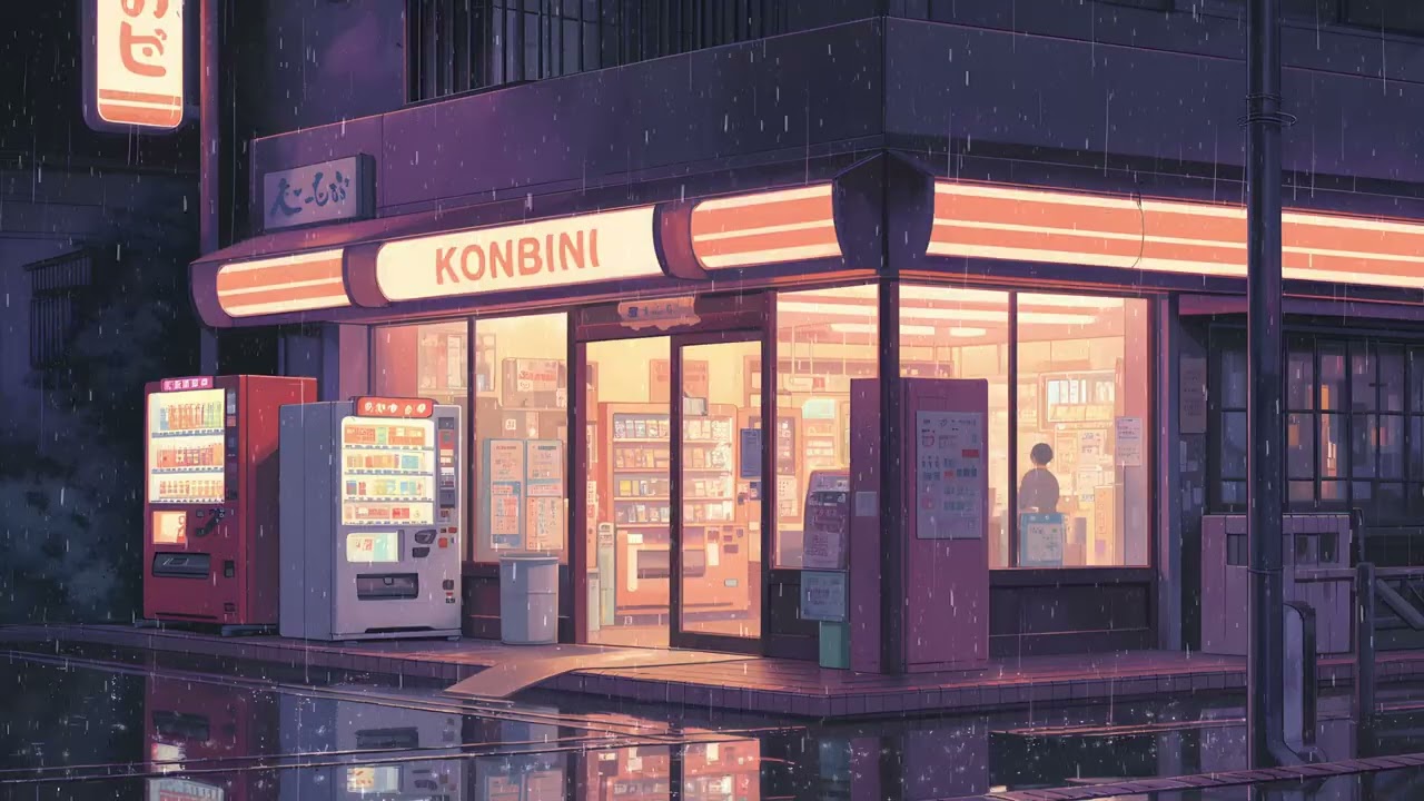 Rainy Night in Tokyo 🌧️ Lofi Hip Hop for Deep Sleep & Relaxation