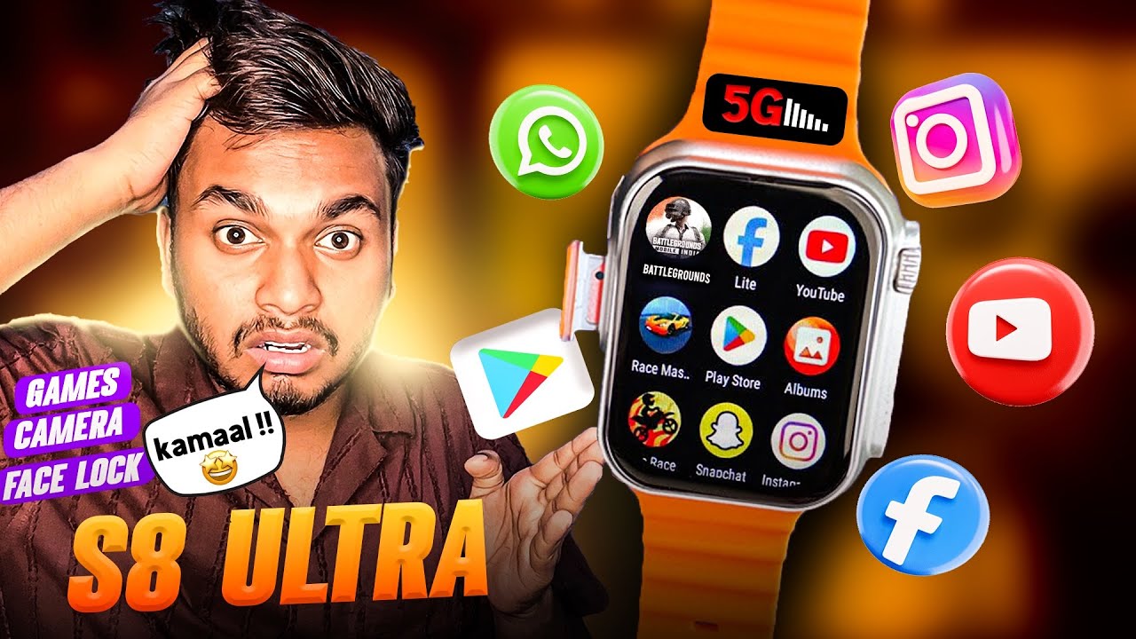 s8 ultra 5G sim android smartwatch | s8 ultra smart watch unboxing | s8 ultra 5G smartwatch #s8ultra
