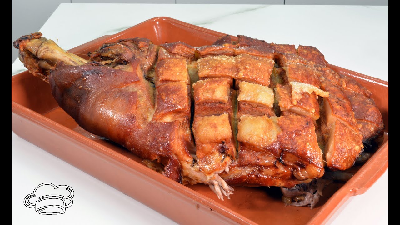 Jamón de cerdo asado para Navidad - como hacer jamon asado jugoso por dentro y crujiente por fuera
