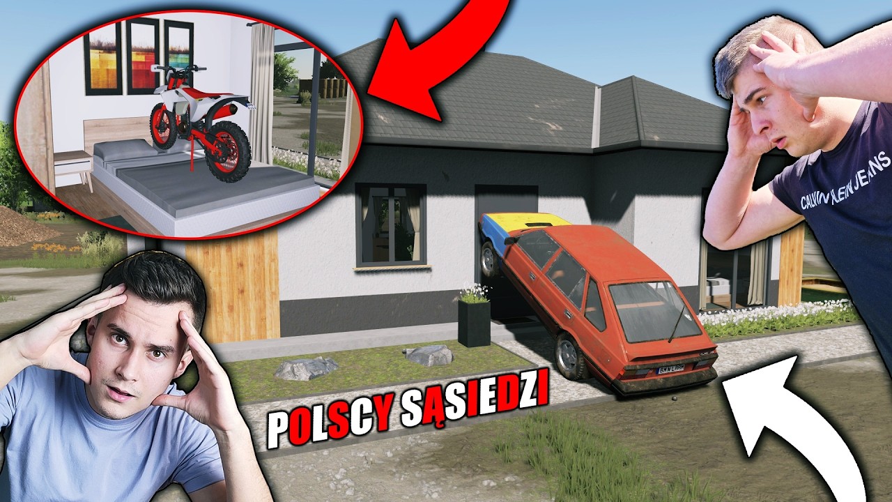 REAKCJA SĄSIADA NA MÓJ NOWY DOM😱 ZNISZCZYŁ MI CAŁY OGRÓD😭 MEGA ZAZDROŚCI❗😂┃POLSCY SĄSIEDZI S2┃406