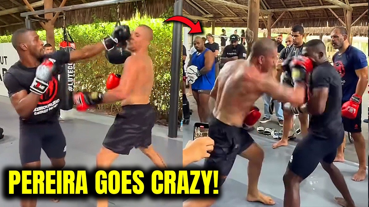 Alex Pereira Gets TAGGED Then GOES BEAST MODE *NEW SPARRING FOOTAGE*
