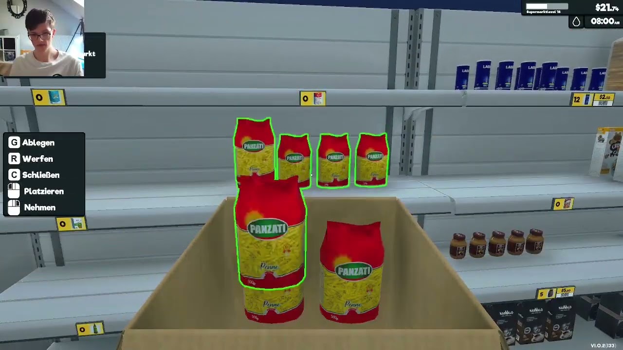 Der Supermarkt wird gestrichen. Supermarkt Simulator Part 6