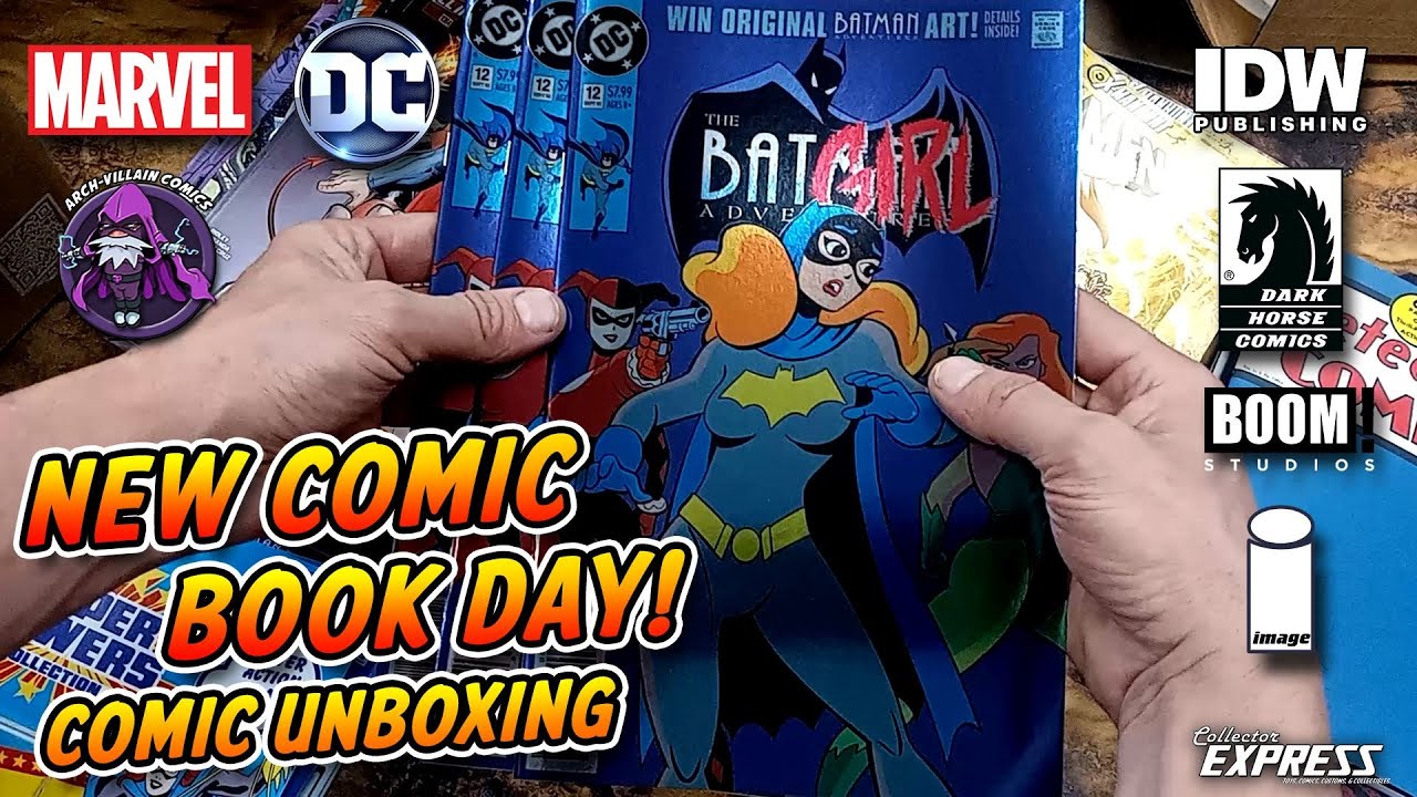 New COMIC BOOK Day - Marvel & DC Comics Unboxing March 12, 2025 - New Comics This Week