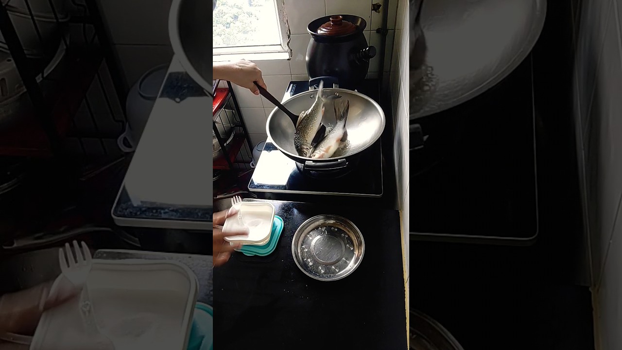 tips cara menggoreng ikan agar tidak lengket di wajan pastikan wajah harus panas  #yearofyou