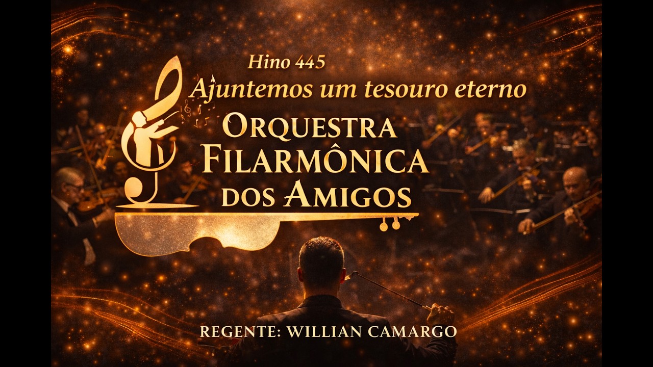 Hino 445 - Ajuntemos um Tesouro Eterno - ORQUESTRA FILARMÔNICA DOS AMIGOS