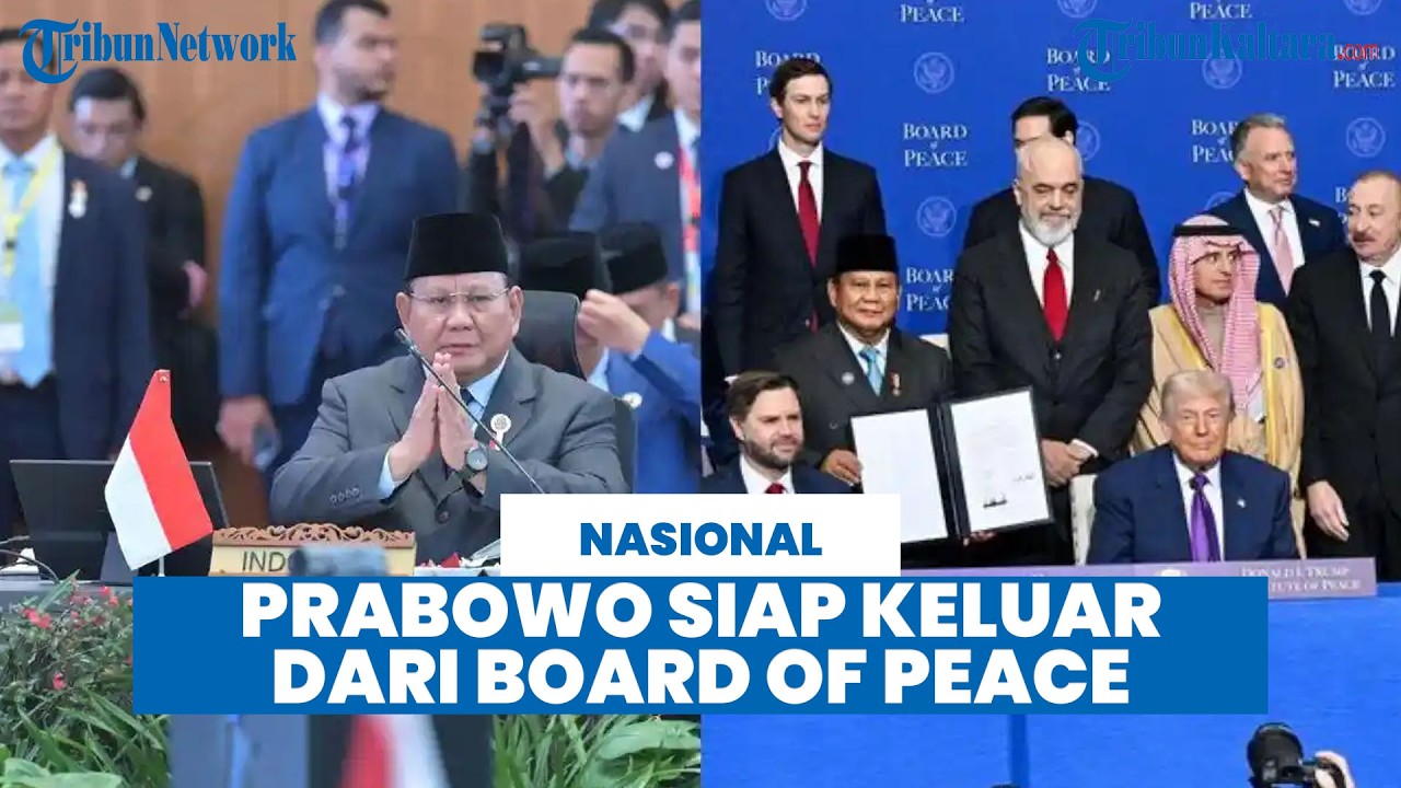 Prabowo Siap Mundur dari Board of Peace Jika Tak Untungkan Indonesia dan Palestina