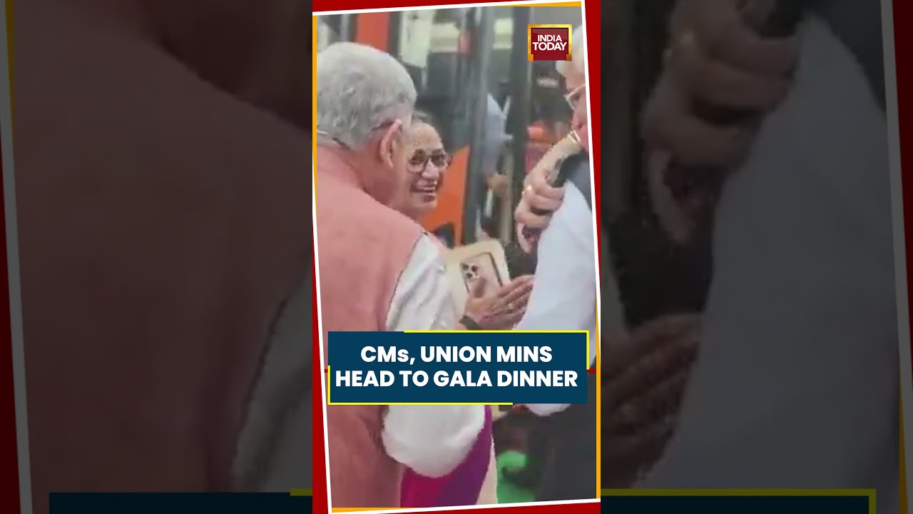 BRICS Summit 2026: CMs, Union Ministers Travel Together In Bus For Gala Dinner #shorts