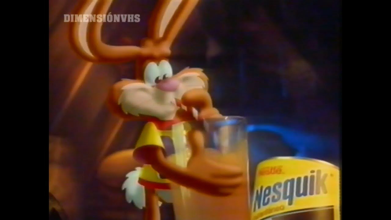 Bloque de publicidad y promos TVE1 (1996) Con el conejo del Nesquik y la Pantoja