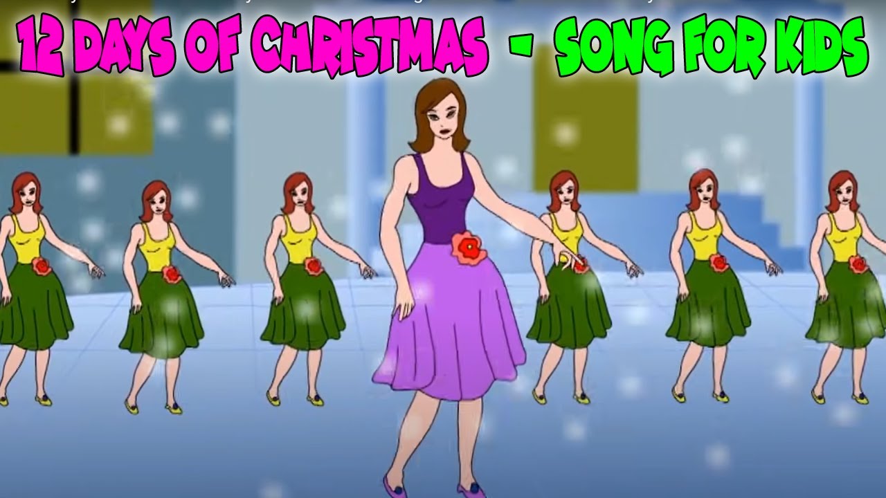 Twelve Days of Christmas with Lyrics I Christmas Song for kids I Chrismas Carole By SKG Animation
