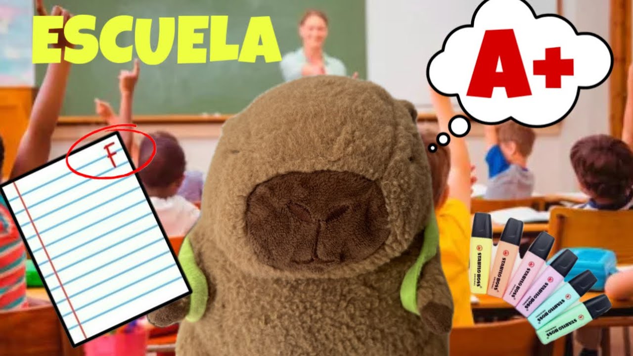 Examen con los capibaras 😱👀✨