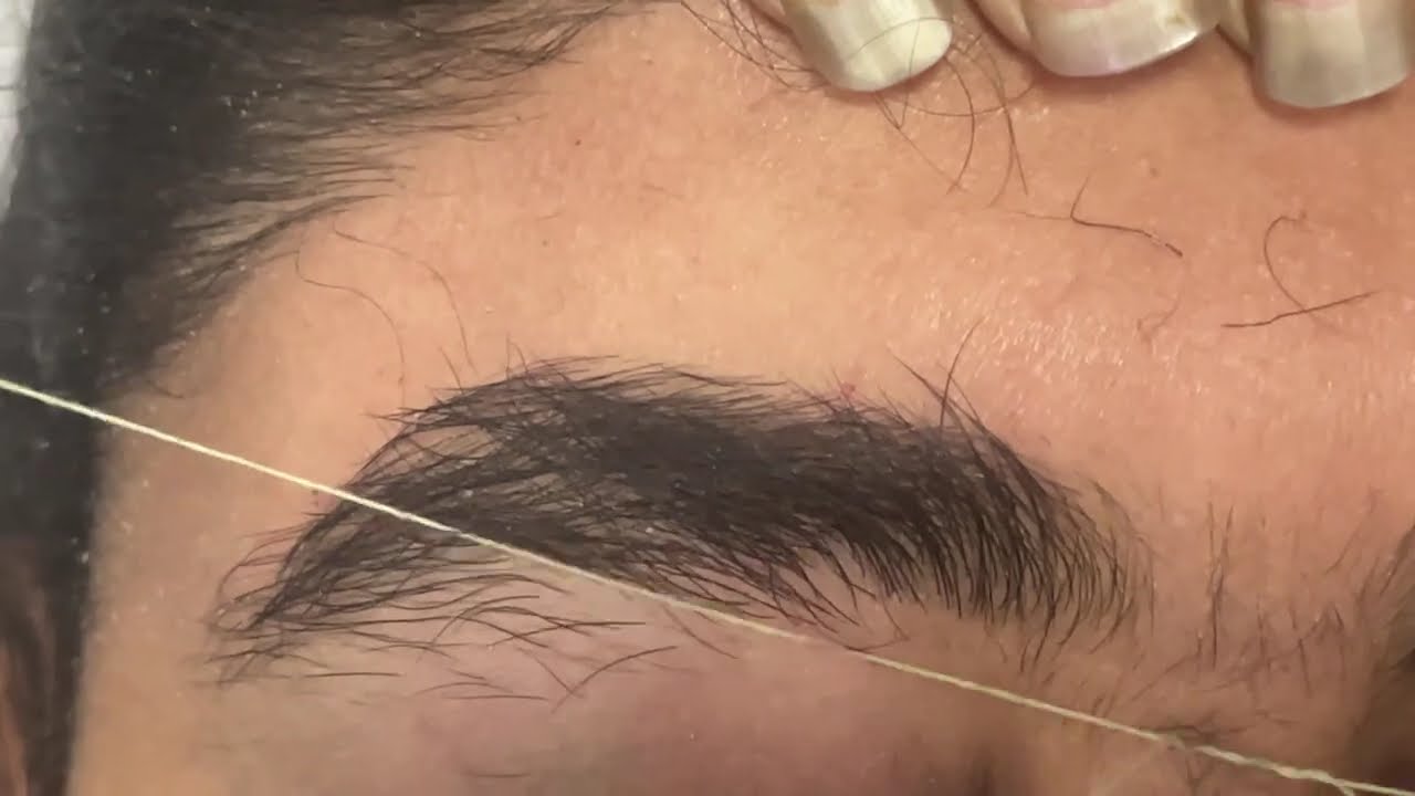 Thick eyebrows to arch thin eyebrows tutorial// arch eyebrows easy process 