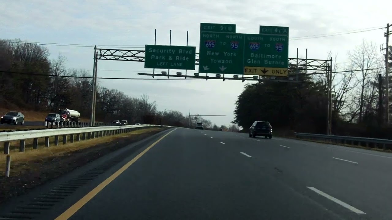 Interstate 70 - Maryland (Exits 87 to 94) eastbound