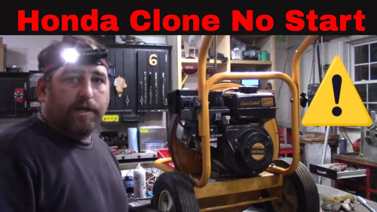 CHonda Clone Engine Spark, Fuel, but Won't Start