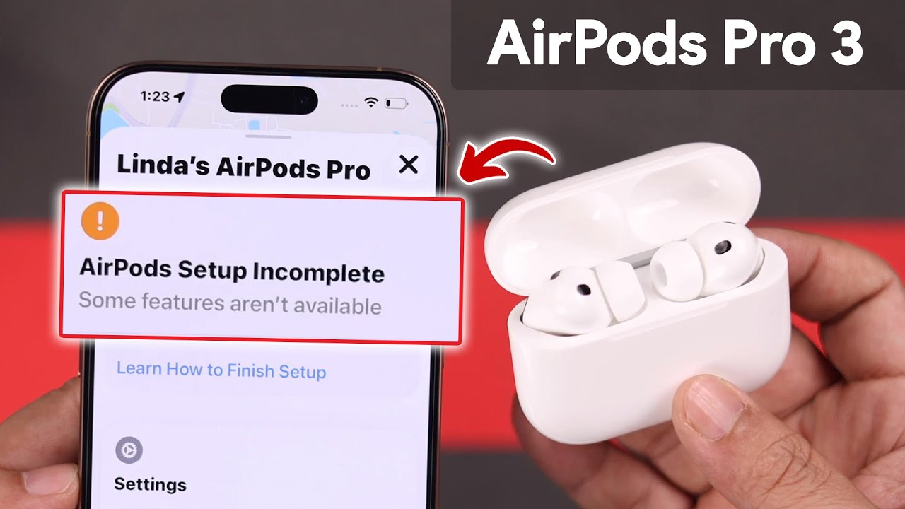 AirPods Pro 3: настройка в Find My не завершена? — ИСПРАВЛЕНИЕ!