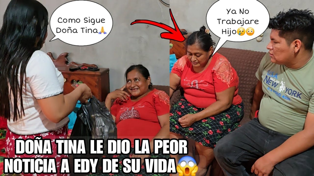 EDY y DAYSI Jamas Se Imaginaron Encontrar a DOÑA TINA Llorando😭😱Asi La Consintio DAYSI🥰🙏Veanlo 