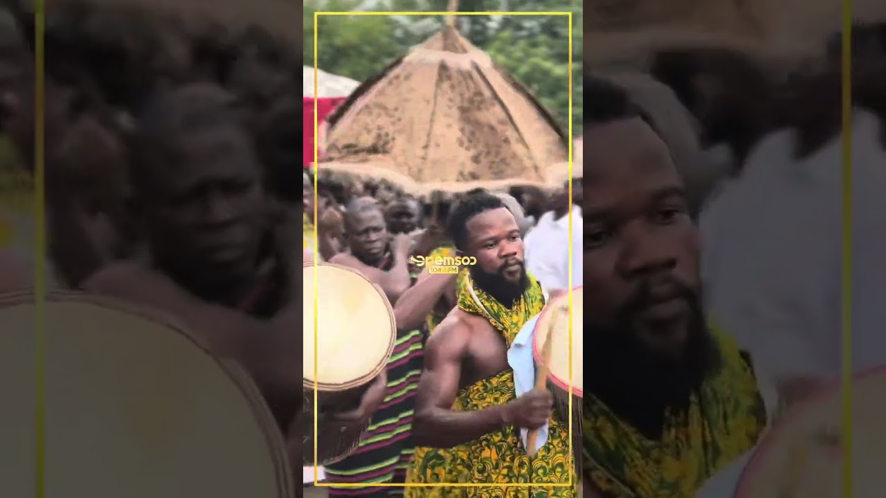 Eswatini Welcome Durbar: Asantehene's procession#opemsuoradio