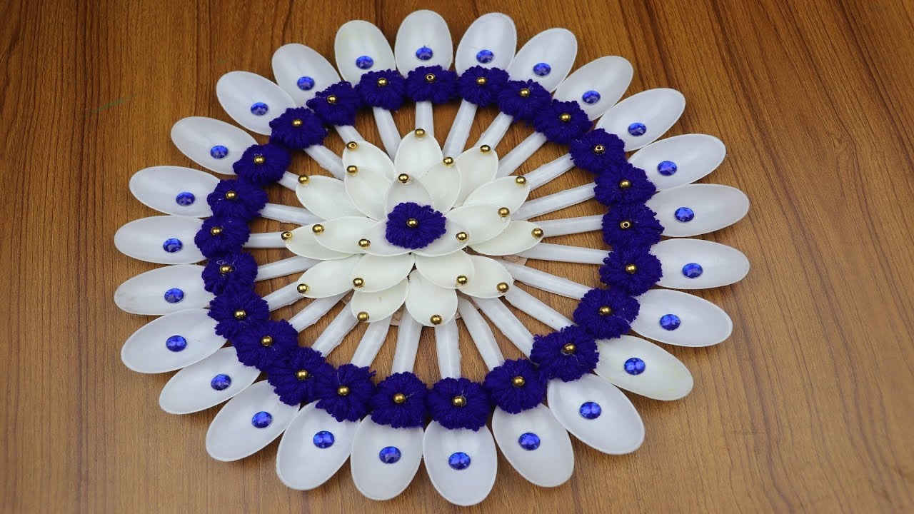 Best Reuse Waste Plastic Spoon | Best Out Of Waste - Spoon Recycling Idea -Waste Material Craft Idea