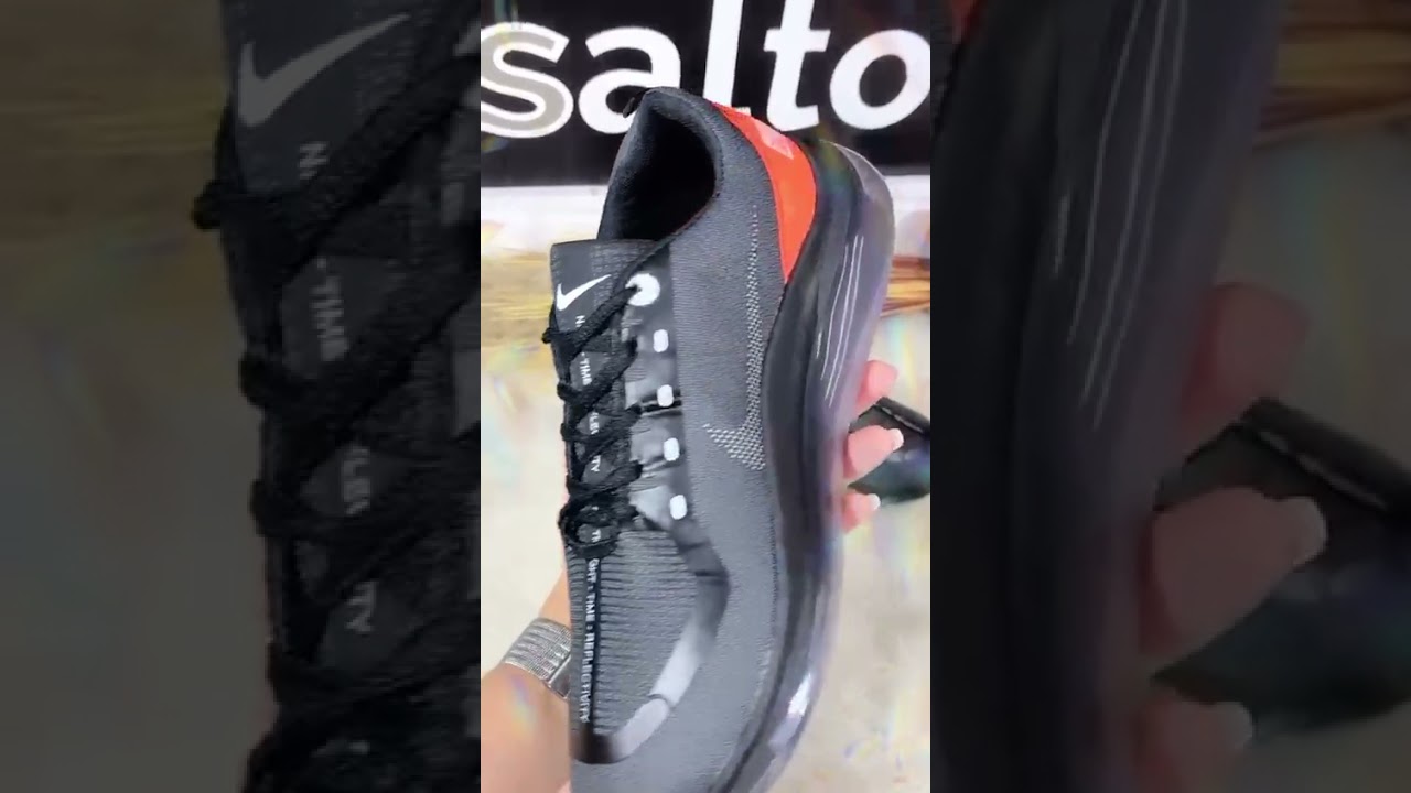 NIKE 720 CINZA COM LARANJA