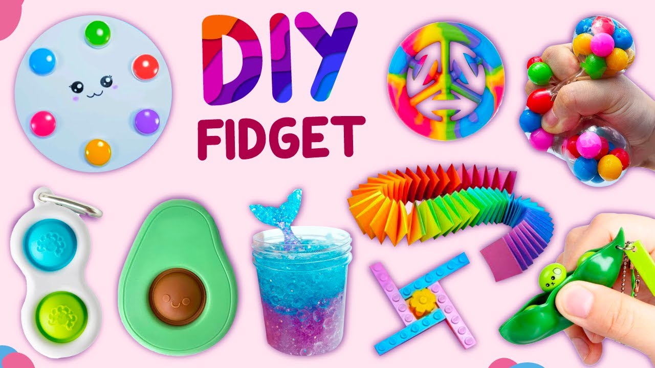 16 DIY FUNNY FIDGET IDEAS - Let the Fun Begin #fidget