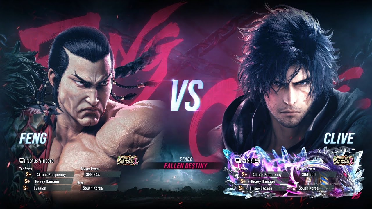 NATUS VINCERE (FENG) VS 크레센트 (CLIVE) TEKKEN 8 HIGH RANKED PLAYERS MATCHES
