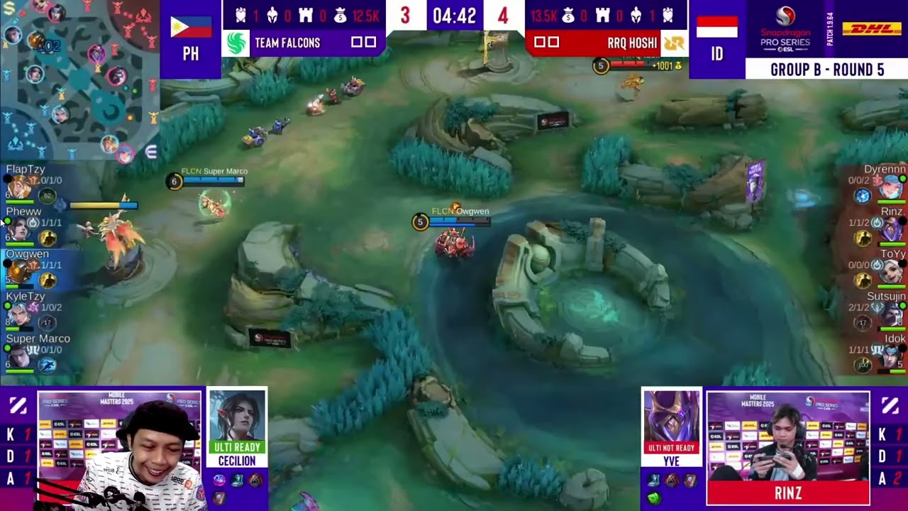 RRQ HOSHI VS FALCONS PH GAME 1 ESL SNAPDRAGON MOBILE MASTERS