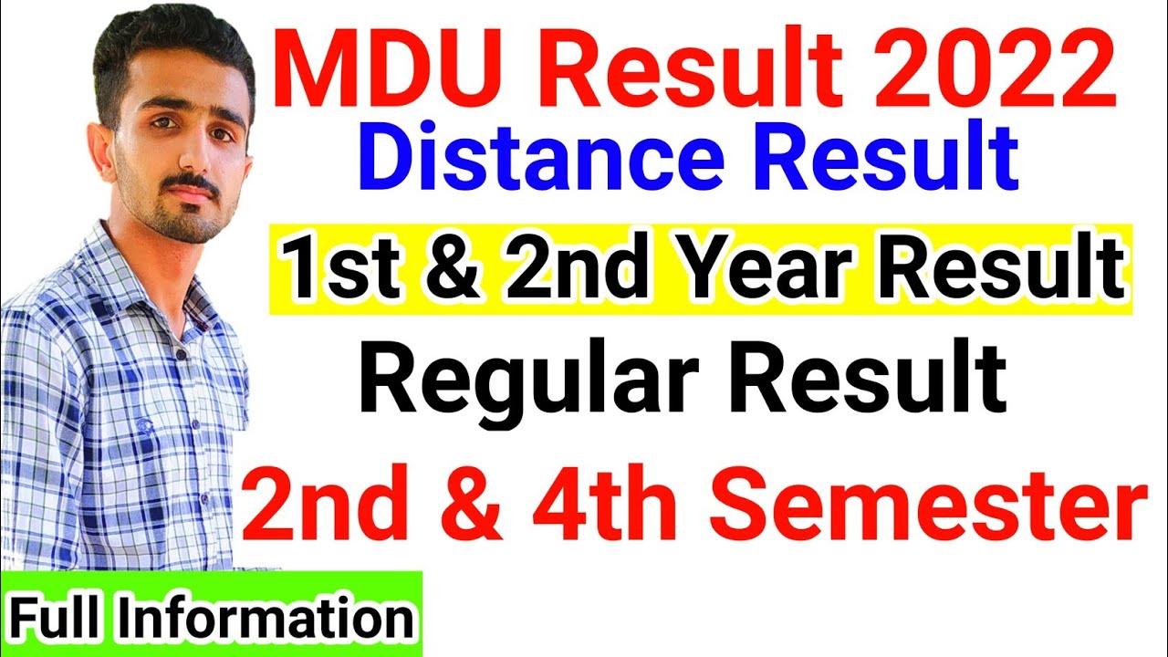 Mdu Distance Result 2022 || Mdu BA Distance Result || Mdu Latest Result 2022 || Mdu New Result 2022
