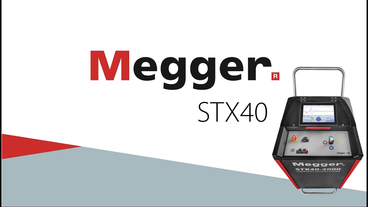 STX40 - Localizador portátil de falhas em cabos - visão geral