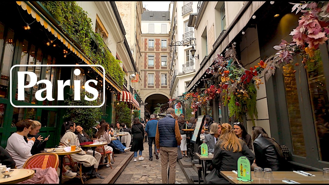 Paris, France - Paris walking tour, Autumn 2025 - Paris 6th arrondissement - Paris 4K HDR