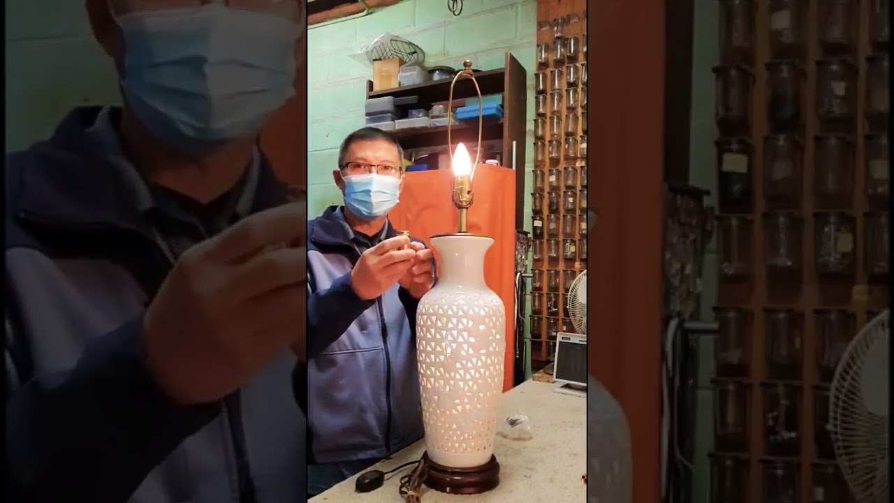 How to Rewire a Table Lamp with 3 Terminal turnknob socket