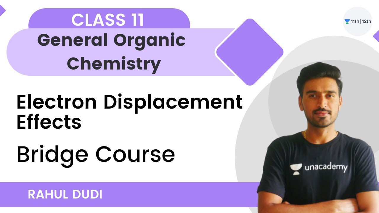 Class 11 | GOC | Electron Displacement Effects | Bridge Course | Rahul Dudi
