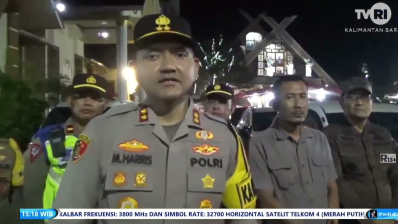 PASTIKAN KEAMANAN MALAM IBADAH NATAL, POLRES KETAPANG DAN FORKOPIMDA TINJAU SEJUMLAH GEREJA